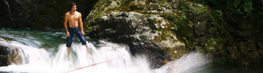 Jä Wäkta Waterfall Rappelling & Slacklining 1